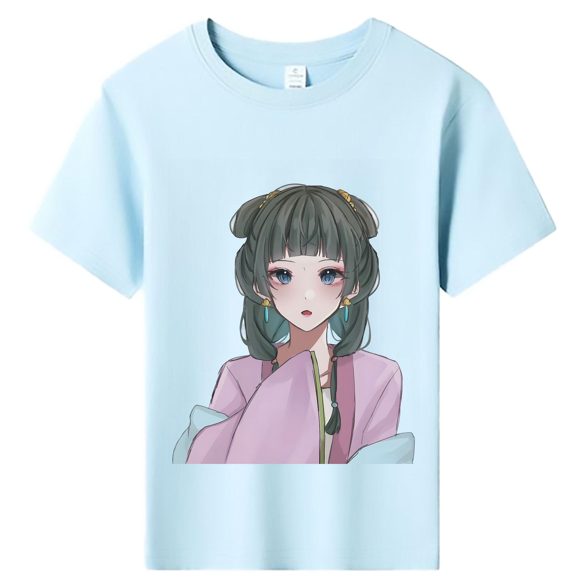 （画像用） 薬屋のひとりごと The Apothecary Diaries 綿100％キッズTシャツ（フロントプリント）